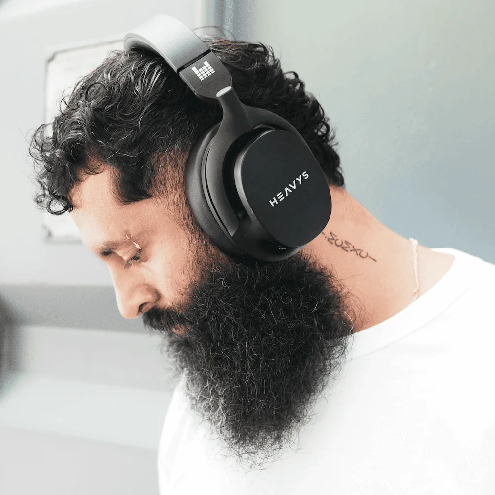 Heavys H1H Headphones + Premium Silver-Coated Cable + Bonus Travel Case - Image 3