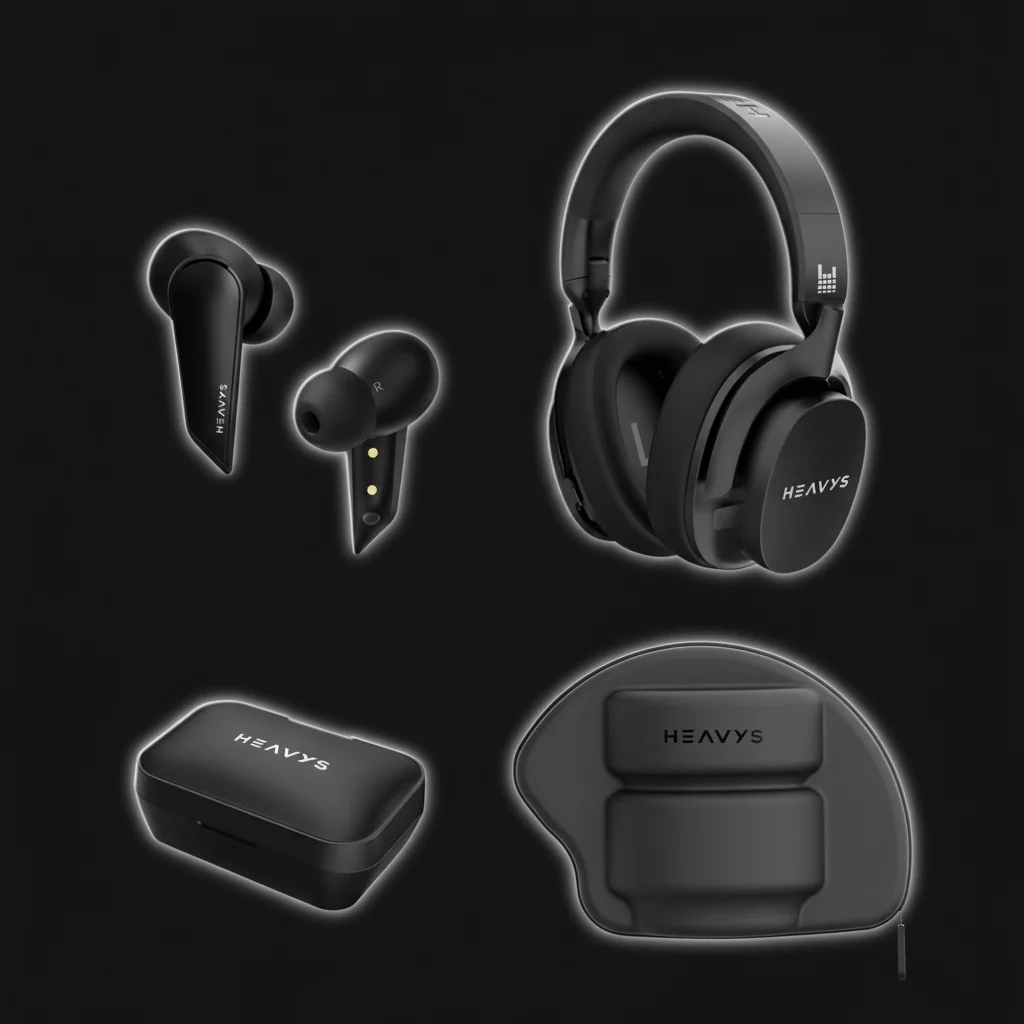Heavys H1H Headphones + Earbuds Bundle (Save 20%+) - Image 3